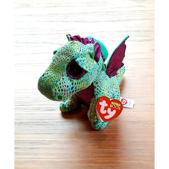 Ty Beanie Boos Dragon Plush Cinder - Picture 4 of 4